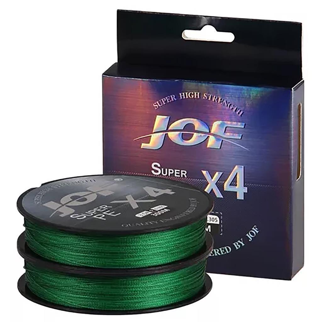 Linha Pesca Jof Multifilamento 300m 4x 0.2 0.32 0.4 0.6 Mm