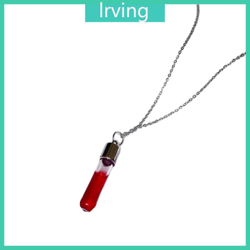 LRVI Colar Pingente De Garrafa De Sangue De Vidro Simples Gótico ...