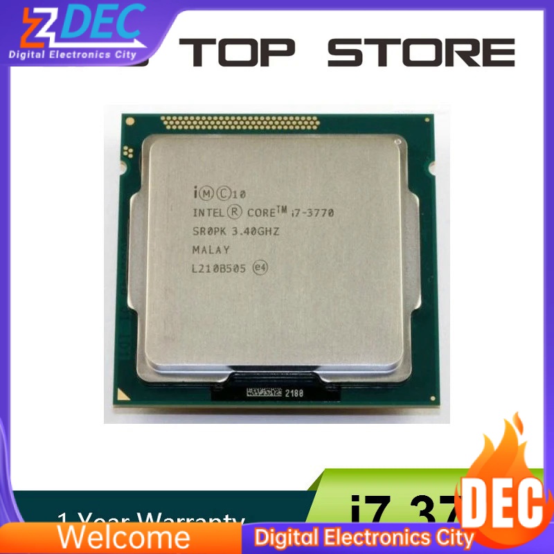 Processador cpu intel core i7 3770 3 ghz sr0pk quad core lga 1155