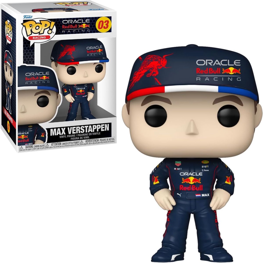Funko Pop Max Verstappen 03 Pop Racing F1 Red Bull Racing