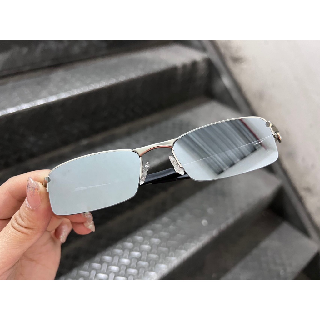 Óculos de Sol Lupa do Vilão Armação Toda em Metal Lentes 100% Polarizadas