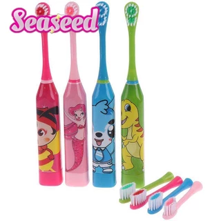 Escova De Dentes Elétrica Infantil Com Cerdas Macias Para Cuidados Orais , Sonic Babies