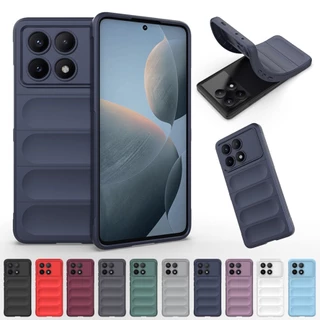 Capa Protetora De Silicone À Prova De Choque hp Xiaomi PocoX6 Poco X6 Pro 5G Para Mi Poko 6X X 6 Pocox6pro 5G Lente Simples E Durável Câmera