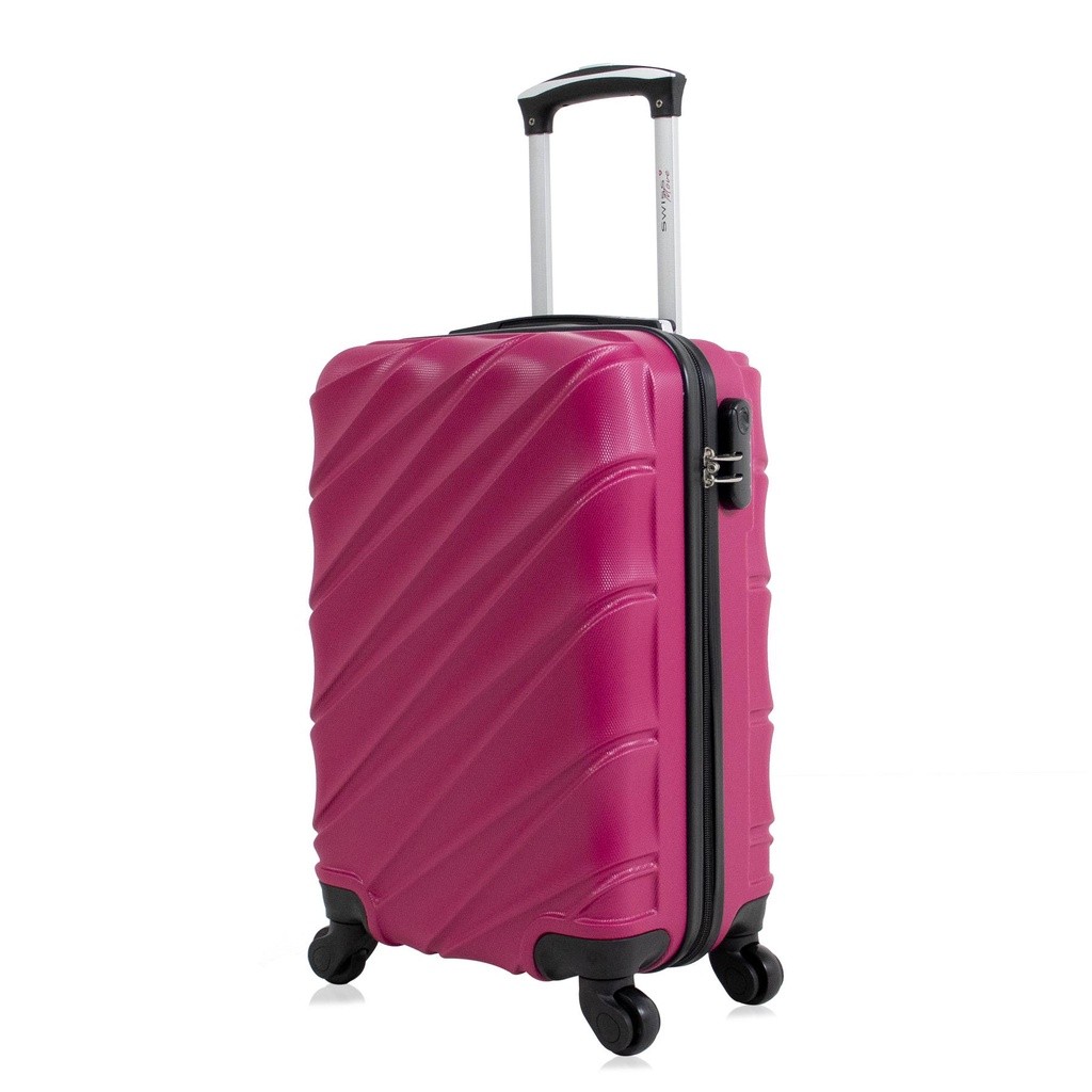 Mala pequena de bordo Havana 4 Rodas Swiss Move Pink