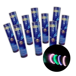 Kit 1000 Pulseiras Neon Fluorescente Balada Show Luz Brilho