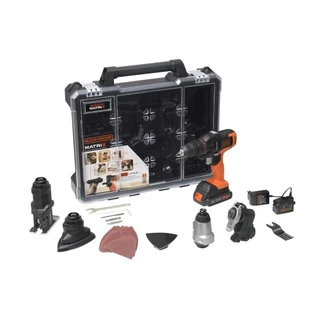 Jogo de Ferramentas Black & Decker Matrix 20V com 6 Cabeçotes Combinados Bivolt MTX20K6A-BR em Oferta na Shopee