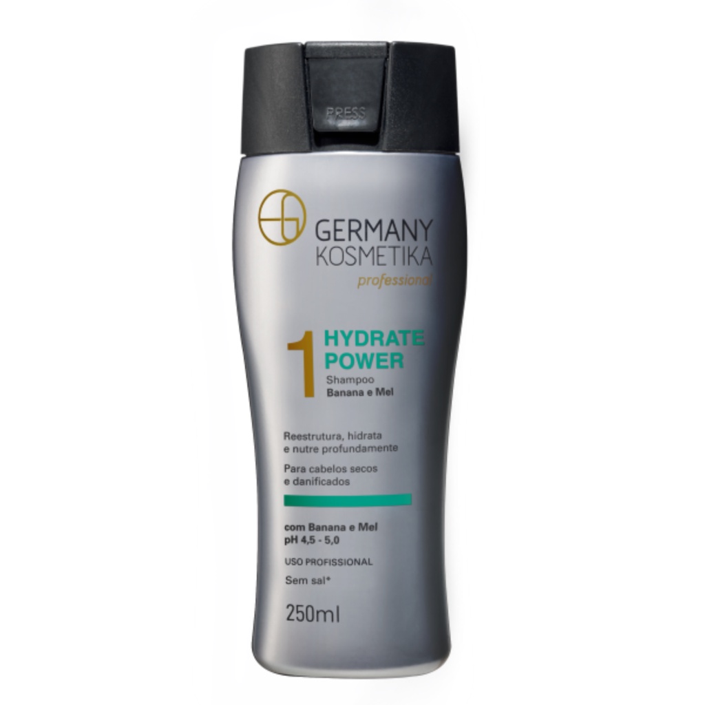Shampoo Germany Banana E Mel Hydrate Power 250ml | Shopee Brasil