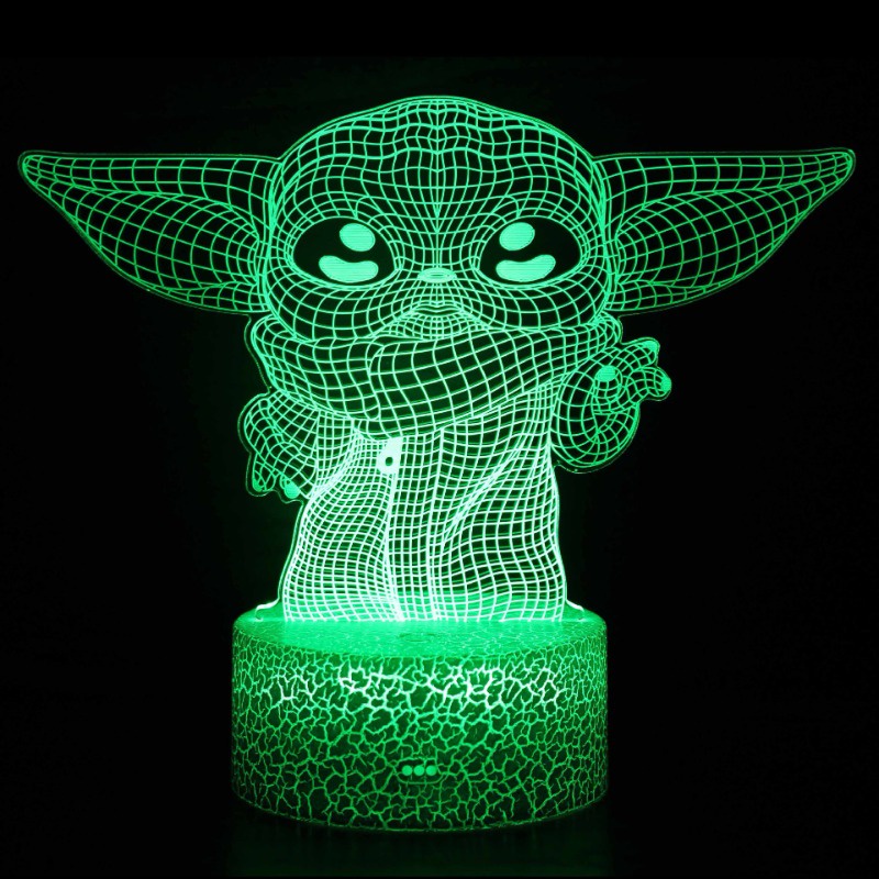 Quebra-Cabeça de Acrílico Baby Yoda