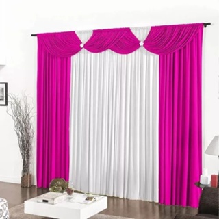 Cortina 3,00 X 2,50 Metros P/ Varão Simples Modelo Roma Promoção