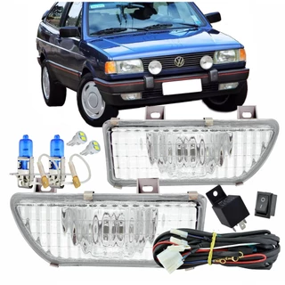 Kit Farol Milha Gol Voyage Parati Saveiro G1 1987 à 94 Vidro