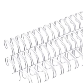 Wire-o para Encadernação 2x1 A4 Branco 5/8 para 120fls 04un