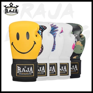 Luvas de Boxe Raja Thai Luvas de Boxe Femininas Adultas Adultas Iniciantes Treinamento Profissional de Microfibra Sanda Muay Thai Sandba