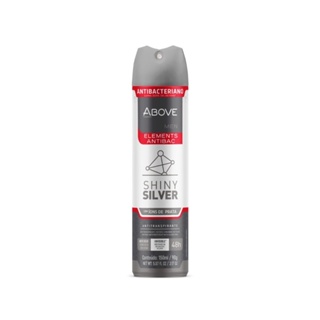 Desodorante Aerosol Above Zero Elements Shiny Silver Al 150ml
