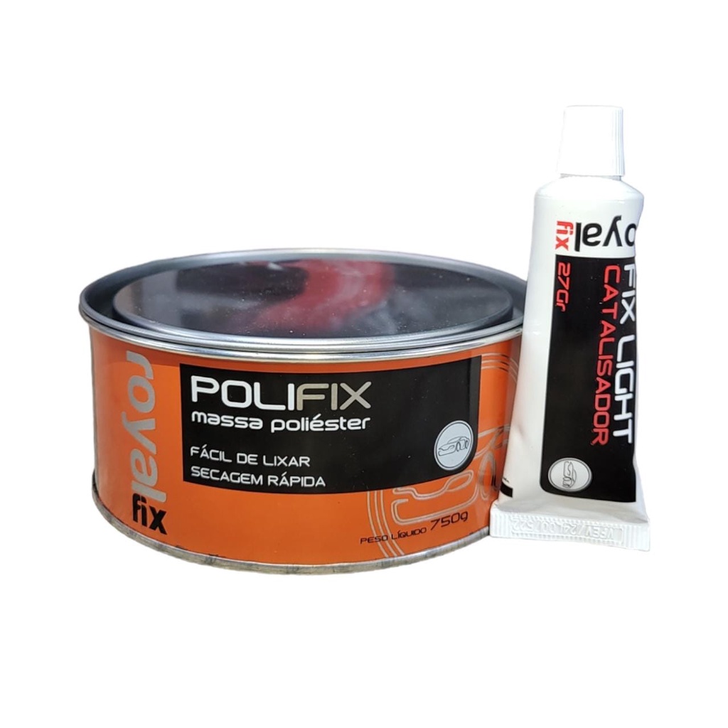 MASSA POLIESTER POLIFIX 750G ROYAL