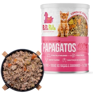 PapaPets Alimentação Úmida Para Gatos 100% Natural 280g