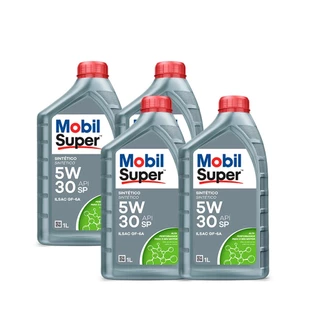 4 Litros Oleo Lubrificante Mobil Super 5w30 Sintético API SP