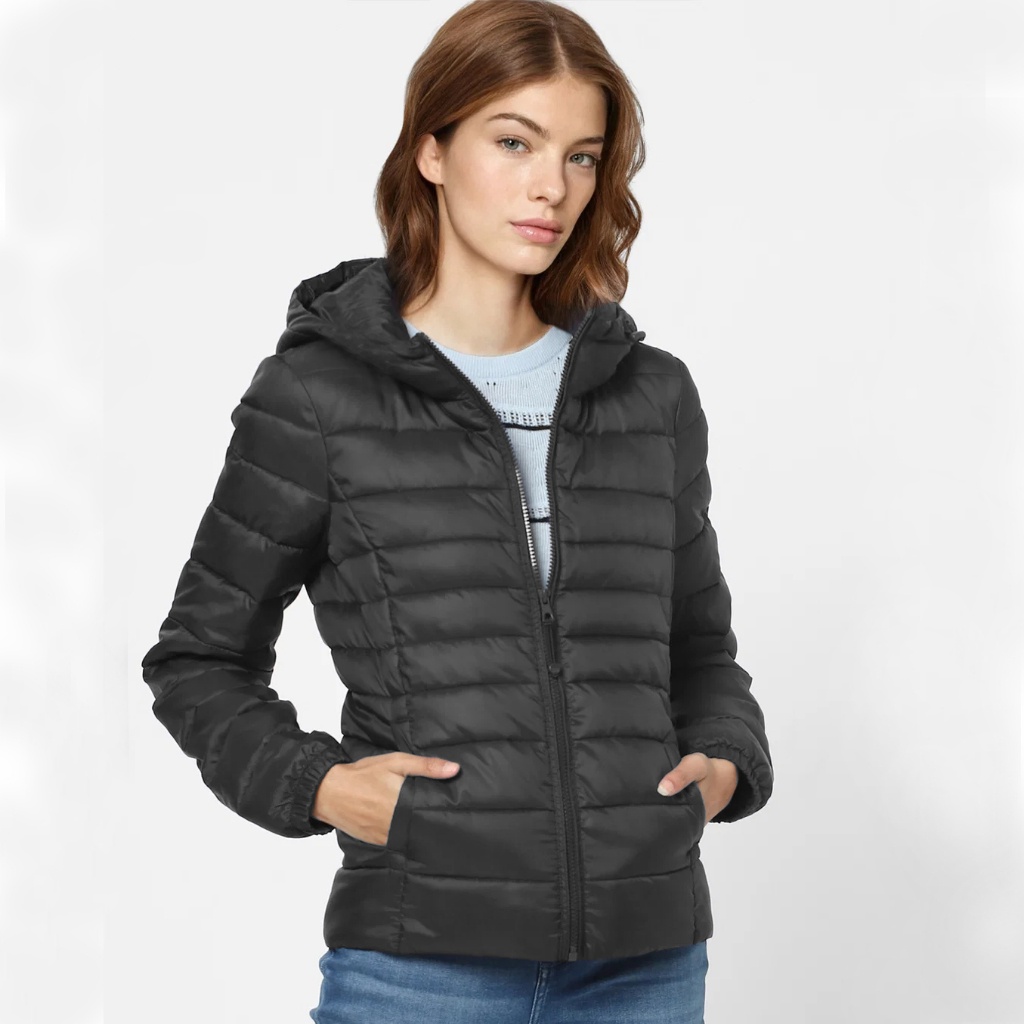 Bobojaco Jaqueta Puffer Feminina Moda Inverno Quentinha 05#