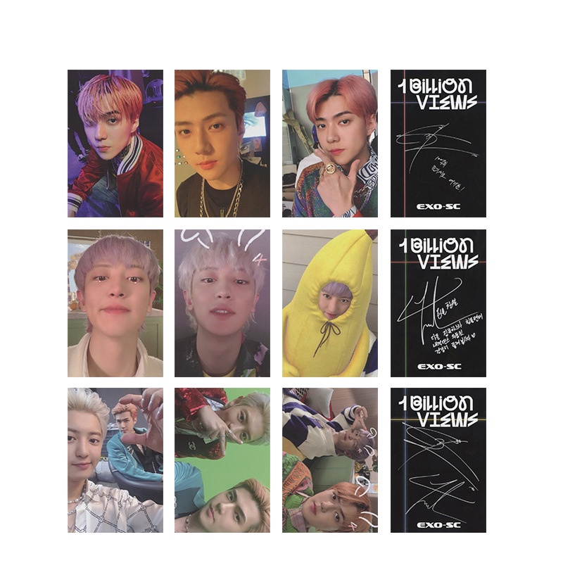 6-12pcs/set EXO Vem Sobre O Universo Da Guerra LOVE SHOT