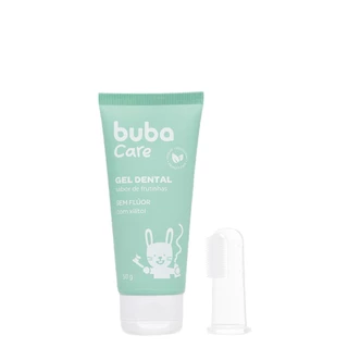 Gel Dental Bebê Com Escova Massageadora Gostinho De Cuidado 16563 Buba Care