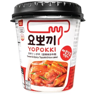 Yopokki Copo Sweety Spicy Agridoce e Picante 140g comida coreana