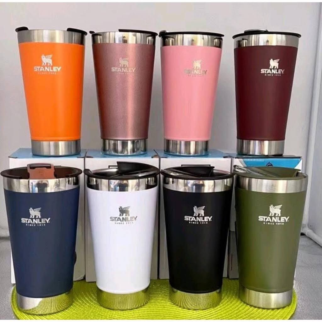 Copo Térmico com Tampa E Abridor 473ml Cerveja Café Inox Beer Cup Gelada Quente Caneca
