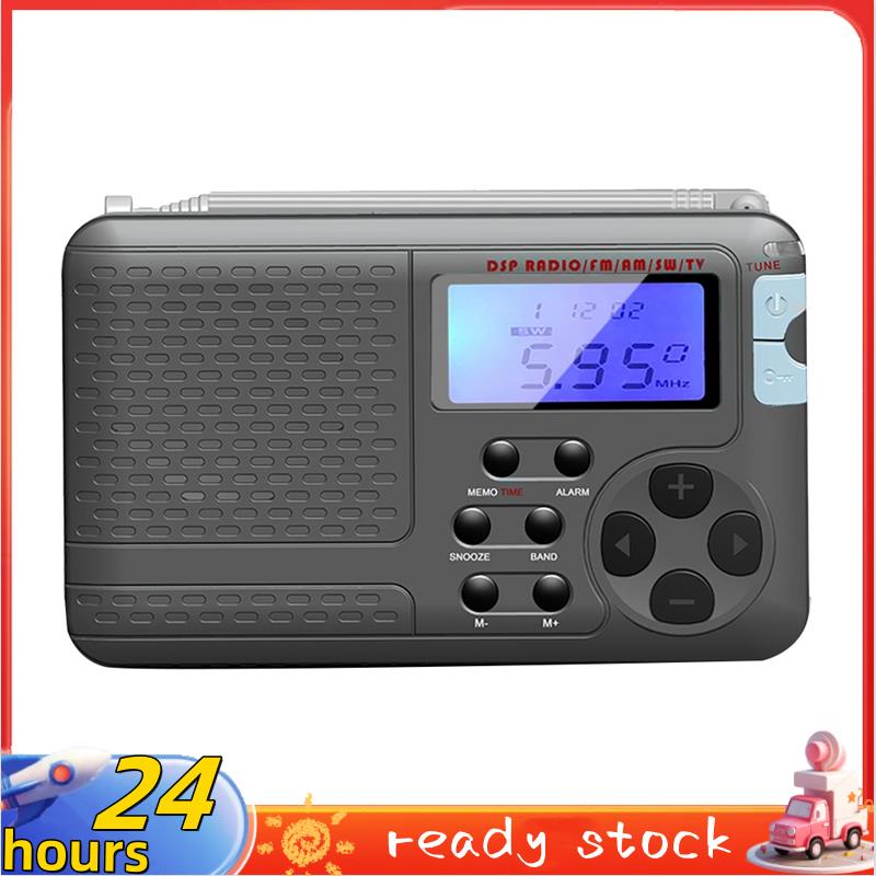 Rádio AM/FM/SW/TV De 1 Peça Retro De Onda Curta Prevenção De Desastres De Emergência De Banda Inteira Para Idosos