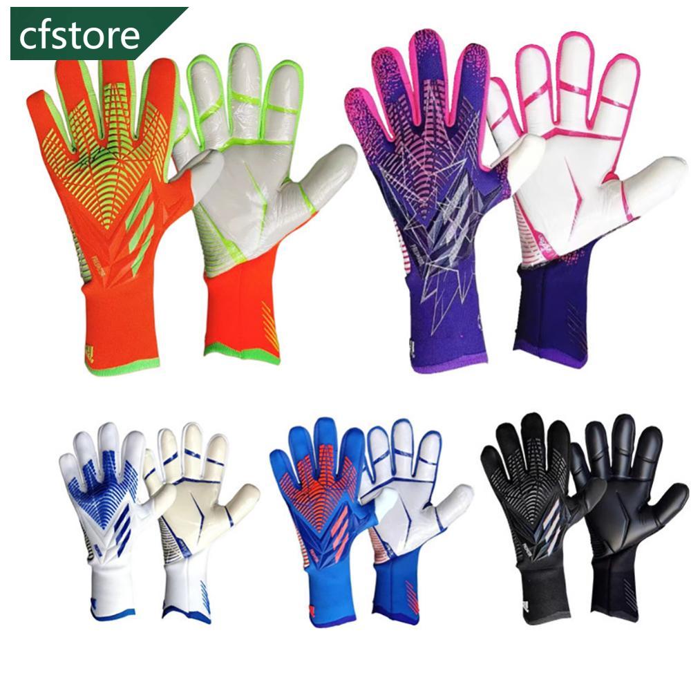 Kids Adultos Luvas De Goleiro De Látex Espesso Futebol Proteção Antiderrapante Para Crianças F1Y9