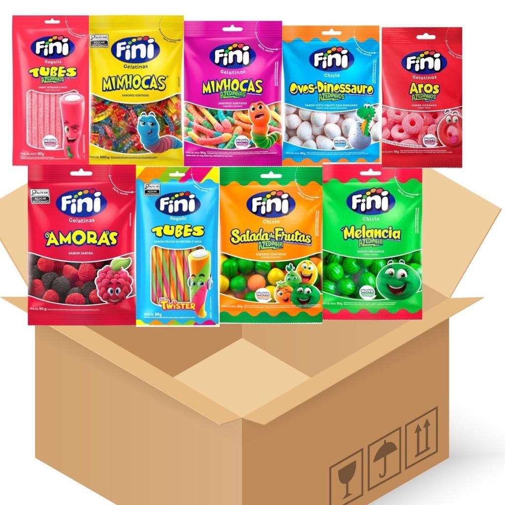 Caixa Box de Fini com 9 Unidades | Shopee Brasil