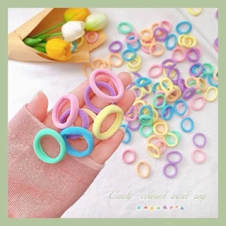 KIT 150 Unidades Elástico Xuxinha/ Rabicó de Cabelo Pequeno Colorido Adulto Infantil Criança em Oferta na Shopee