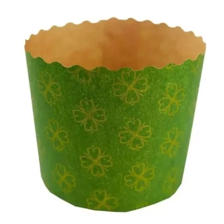 FORMA PANETONE ECOPACK C/100 100GR VERDE