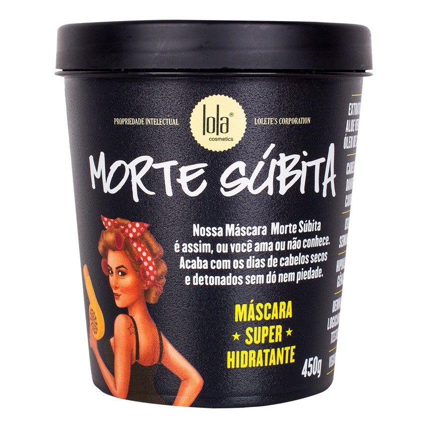 Lola Morte Súbita - Máscara Super Hidratante 450g