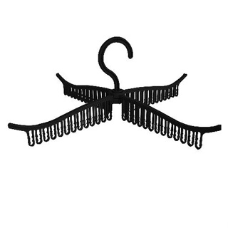 Mini Varal Preto Versatil Para 48 Pecas