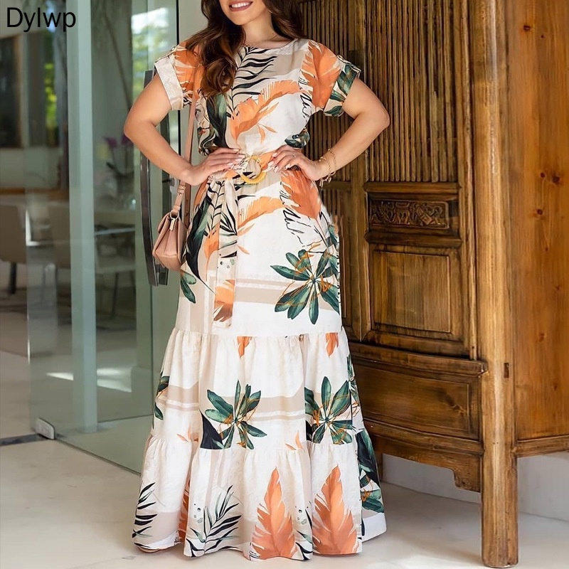 Vestido clearance laranja florido