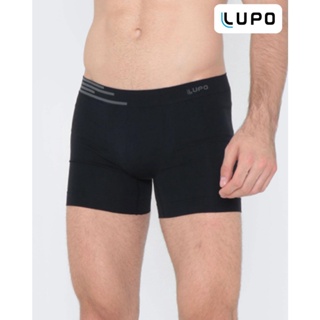 Cueca Boxer Poliamida Lupo Preta