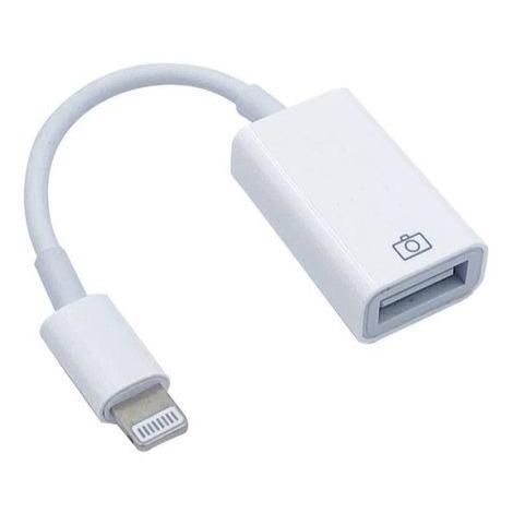 Cabo adaptador OTG+Lightning Iphone Usb | Shopee Brasil