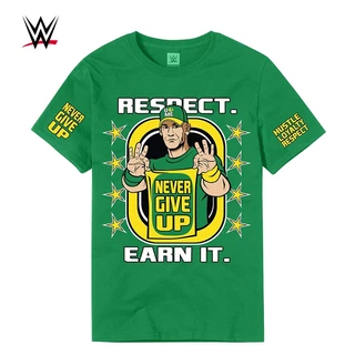 Marca WWE Nova John Cena Manga Curta Estampada Mais Homens De Camiseta Tamanho