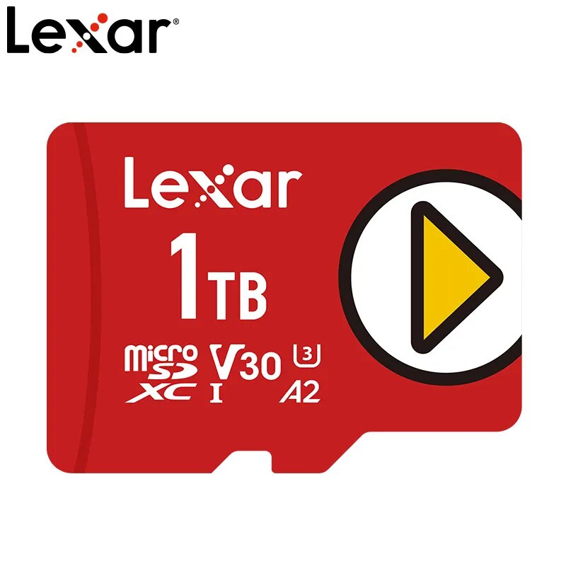 Lexar Cartão De Memória MicroSD 256GB Para Nintendo Switch Game Cartões De Alta Capacidade 1TB 512GB 128GB Memory Card UHS-I V30 A2 SDXC TF/SD Classe 10