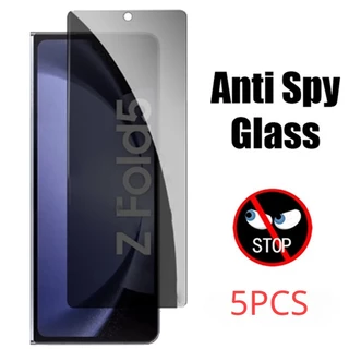 HD Privacidade Vidro Temperado Para Samsung Galaxy Z Fold 5 Protetor De Tela Anti-Espionagem 3 4 Fold5