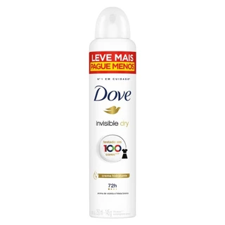 Desodorante Dove Aerosol Invisible Dry 250ml Leve Mais por Menos