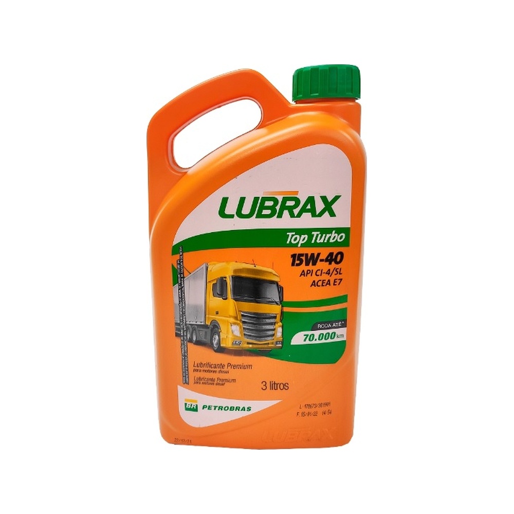 Baldinho Oleo 15W40 Top Turbo 3L Petrobras 1013135
