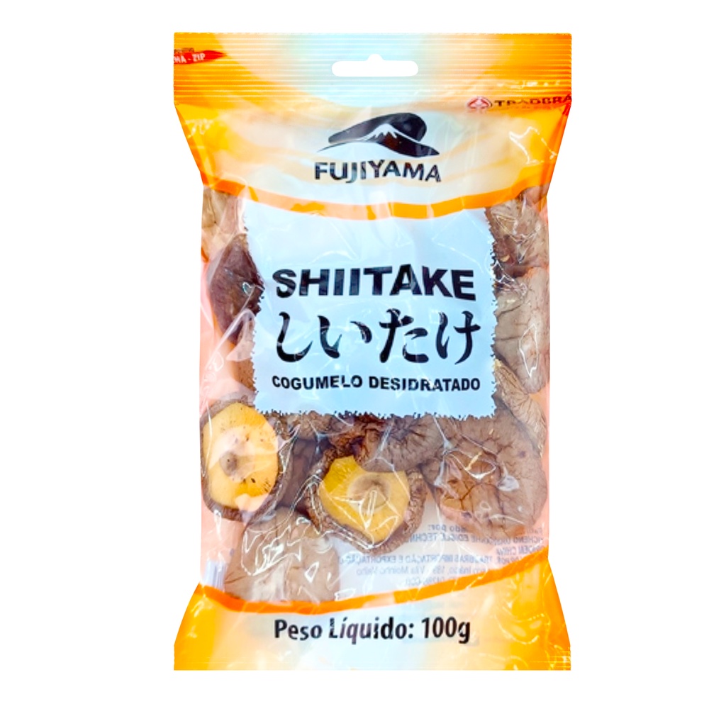 Cogumelo Shitake Desidratado - Pacote Econômico 5 Unid. - 100g x 5