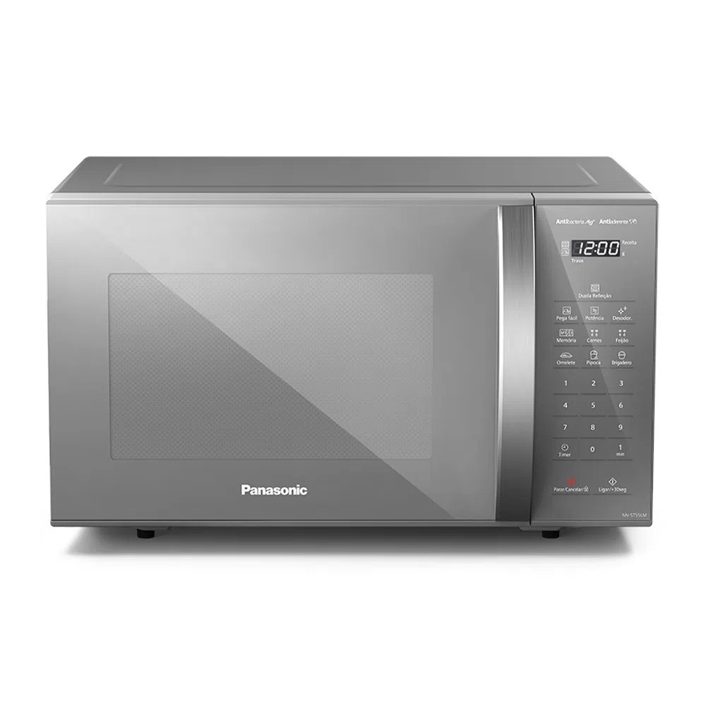 Imagem do produto Microondas Panasonic Dupla Refeição 27L 220V Prata