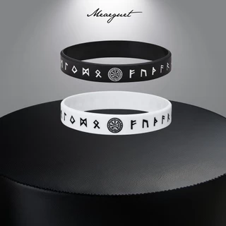 Pulseira Meaeguet Viking Para Homens , De Pulso De Silicone Bangle Casal De Amigos