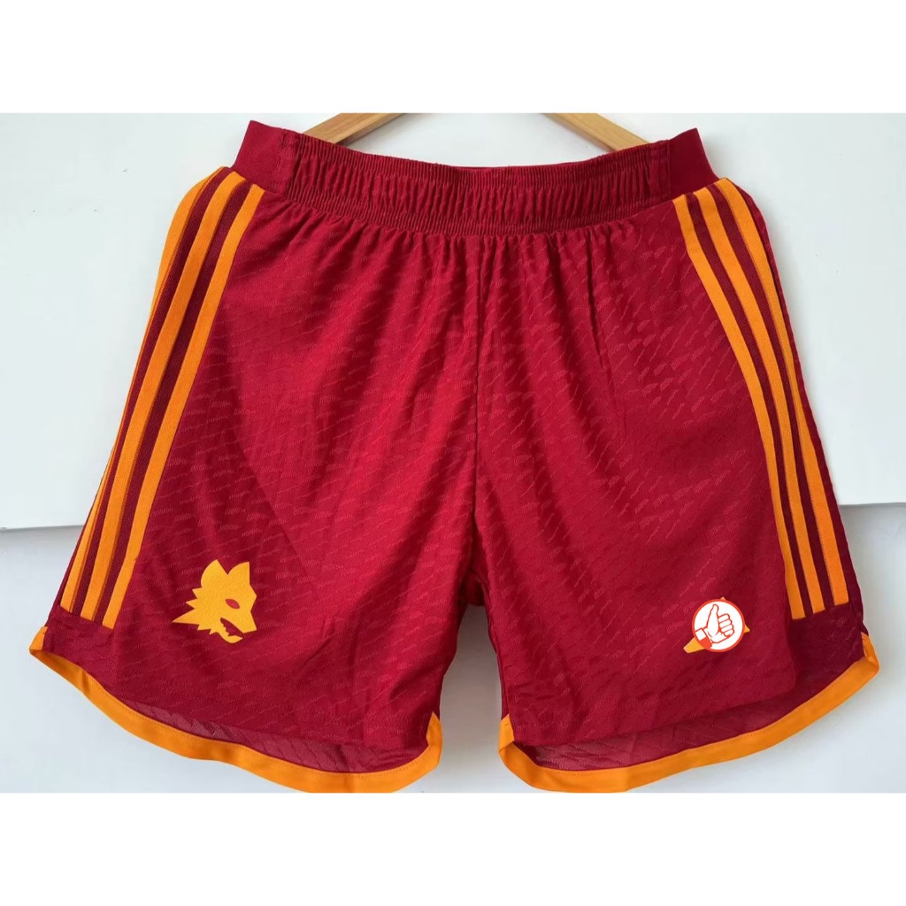 Short De Foot AS Roma Kappa - Homme Taille L - Occasion