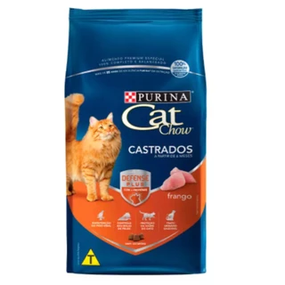 Ração Nestlé Purina Cat Chow para Gatos Castrados sabor Frango - 10,1KG