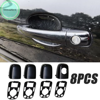 treewaterit 8PCS ABS Tampa Da Extremidade Maçaneta Porta Para Peugeot 307 Citroen C2 C3 br