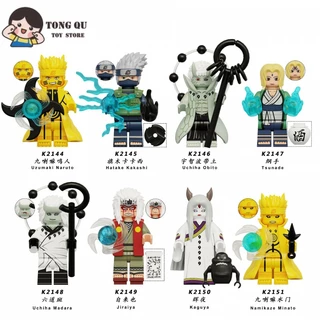 Anime Minifigures NARUTO Bloco de construção NARUTO Coleção de Bonecas Gift mini Modelo Brinquedo