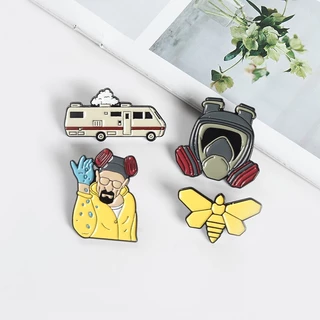 Quebrando A Série De TV De Mau Parágrafo Mesmo Esmalte Lapela Pins Brochura Emblemas Acessórios Jóias Engraçadas Presente