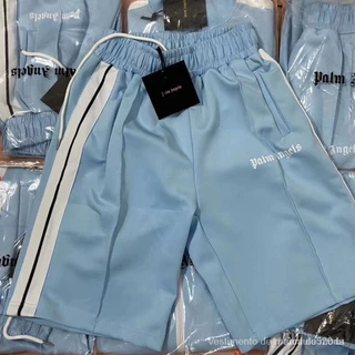 20SS novo Palm Angel Anjos luz azul listrado branco masculino e feminino casual sports shorts