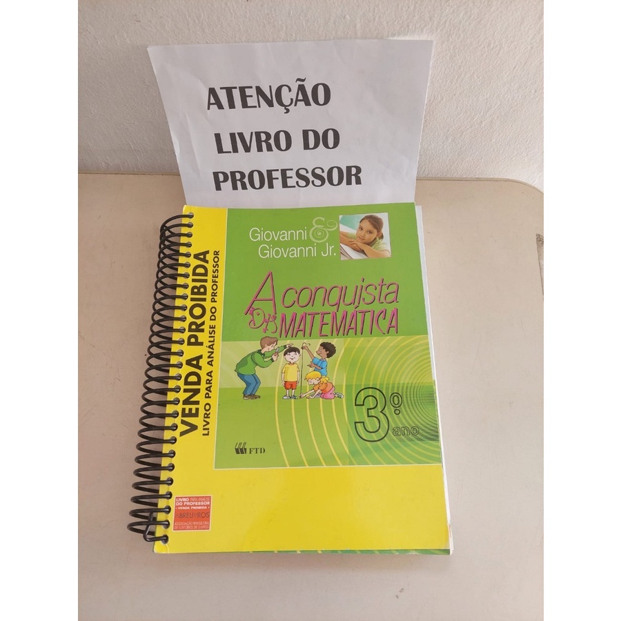 A Conquista Da Matematica 3 Ano -Livro Do Professor | Shopee Brasil